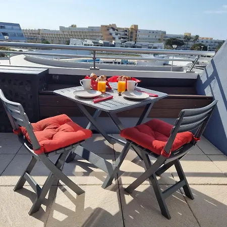 Apartment 207 Cap D'agde Naturiste Grand T2 De Standing Avec Garage *